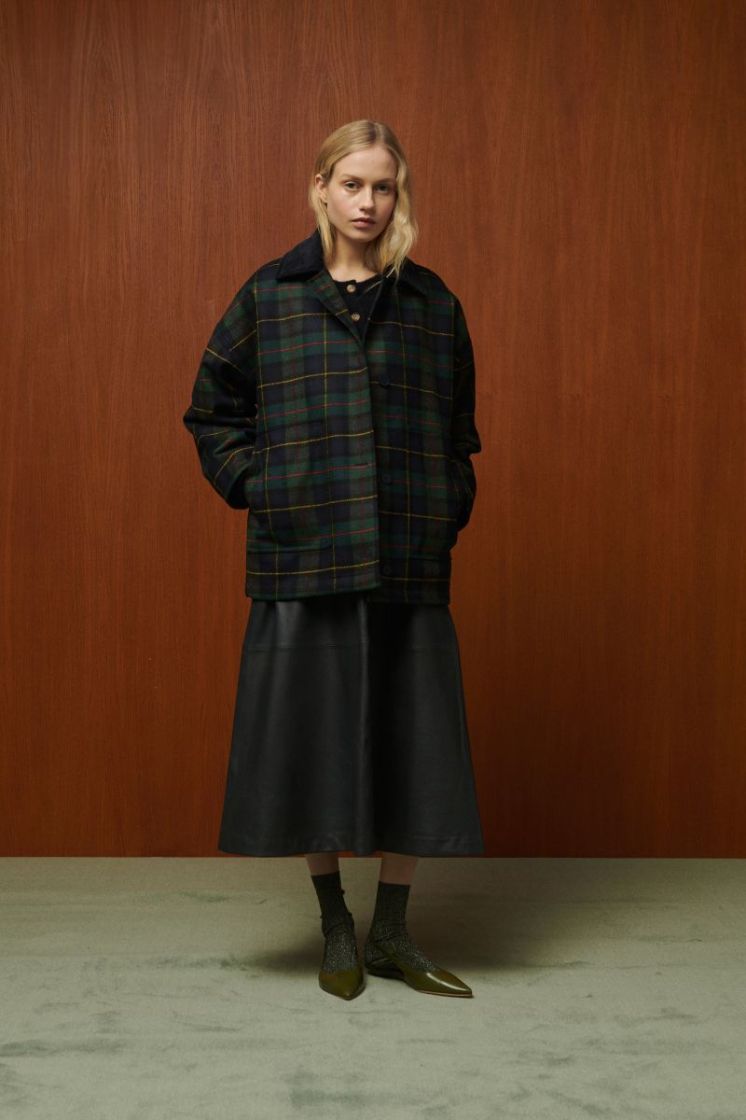 WINONA-TT COAT TARTAN