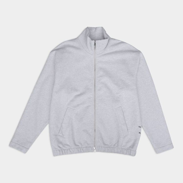 Zip Up Sweater  L.GREY MEL