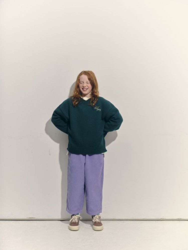 V Sweater - Mallard Knit