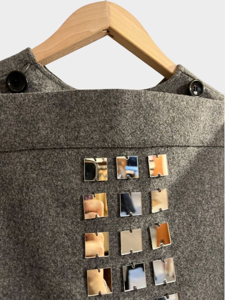TURNER WOOL MIRROR - GREY