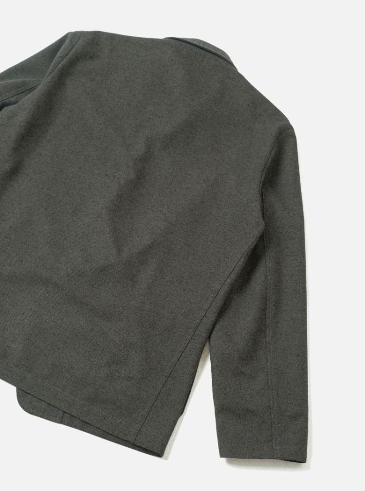 TWO BUTTON JACKET - OLIVE