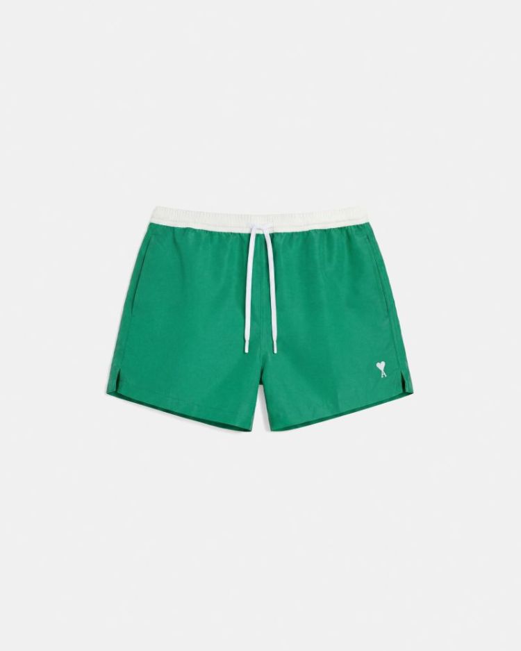 BICOLOR SWIMSUIT A539 GREEN